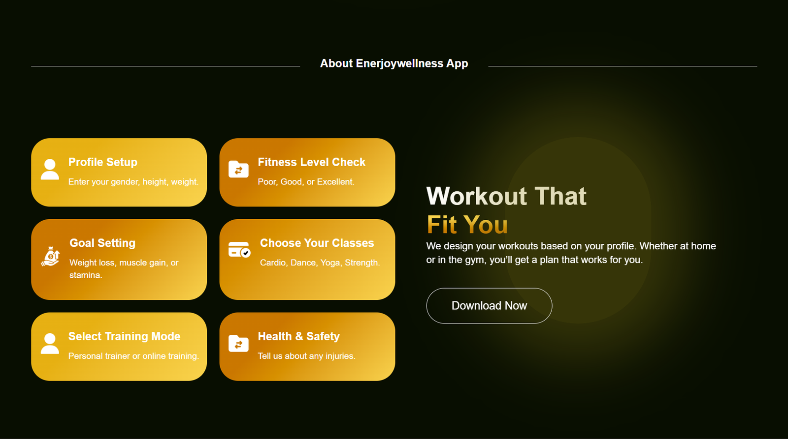 Enerjoyellness screenshot 1
